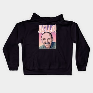 Uncle Leo HELLO Aesthetic Tribute Design Kids Hoodie